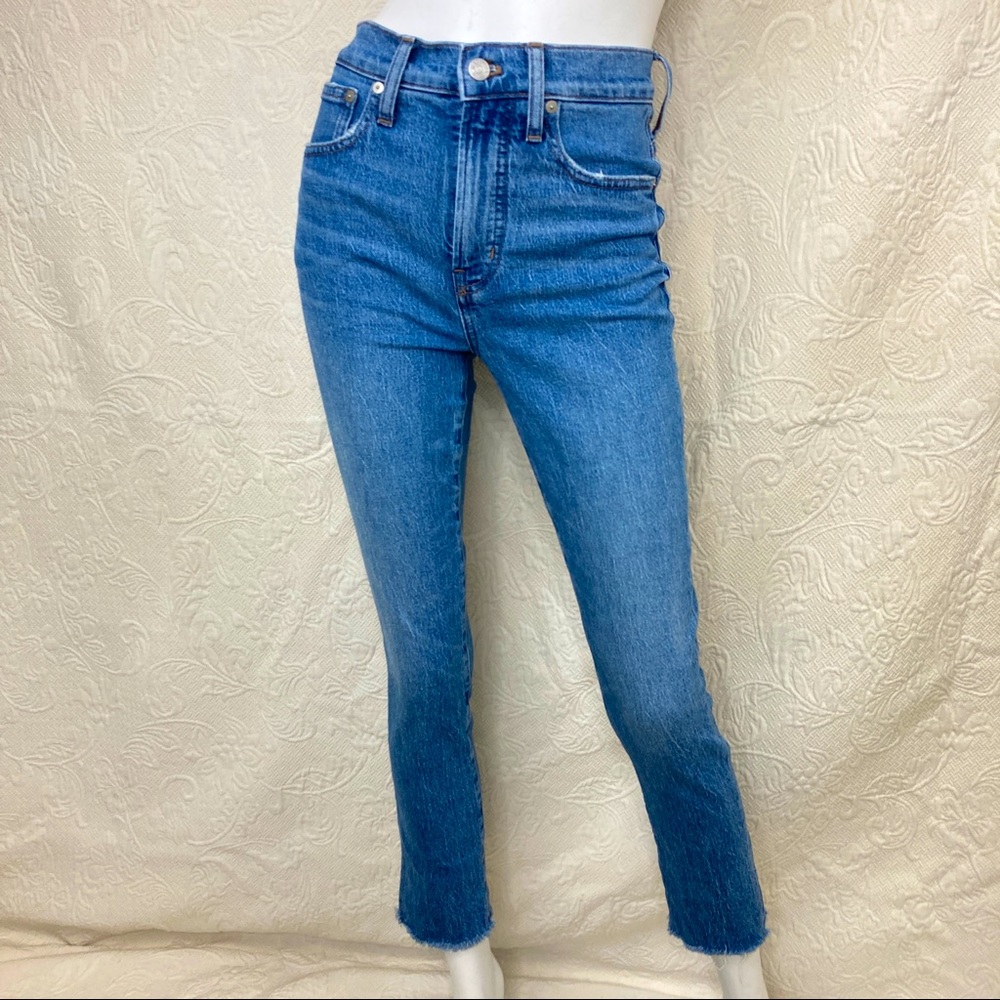 Madewell The Perfect Vintage Jean in Enmore Wash Raw Hem